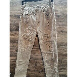 American Eagle Jeans Mens 30x 30 Slim Straight Airflex + Gray Grey